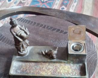 Vintage Decorative Mirror with Rhinestones