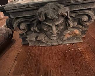 Gargoyle Keystone Architectural Fragment