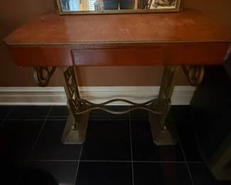 Art Deco Vanity Table with Mirror