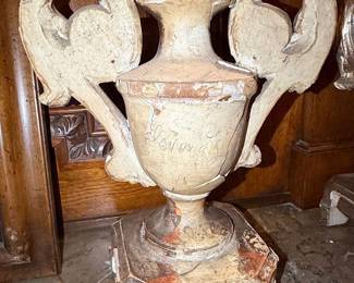 Ornate Pedestal Urn