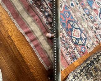 Victorian Needlepoint rectangular Ottoman