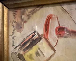 Watercolor Painting by Alex Bauerfreund