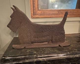Cast Iron Scottie Dog Doorstop