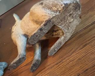 Vintage Cast Iron Rabbit Doorstop