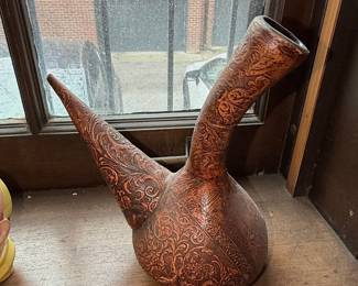 Antique Islamic Persian Copper Ewer
