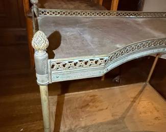 Vintage French Provincial Style Tiered Serving Cart