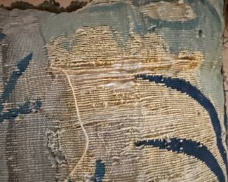 Antique Verdure Tapestry Pillow
