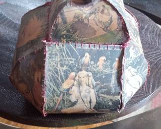 Collage Art Box with Vintage Ephemera