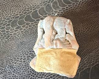 Terracotta Figurine Fragment - Phoenician Tambourine Player