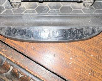 French Cast Iron Fireplace Trivet / Trivet