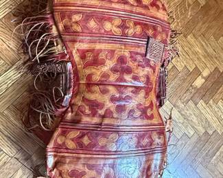 Tuareg Leather Pillow