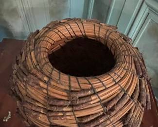 Native American Pine Needle Basket