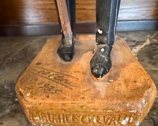 Vintage Advertising Store Display Figurine of a Gentleman with Cane