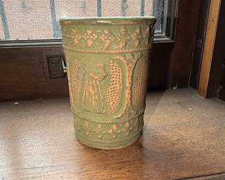 Robinson Ransbottom Green Glazed Terracotta Planter