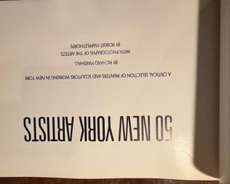 50 New York Artists by Richard Marshall and Robert Mapplethorpe (1986 First Edition)