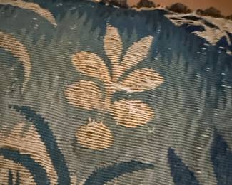 Antique Aubusson Tapestry Pillow