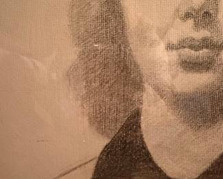 Portrait of a Woman, Pencil/Charcoal Drawing by "Grandeur"
