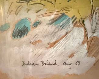 Indian Island Landscape Painting