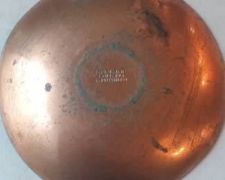 Art Deco Copper Bowl with Figural Decoration