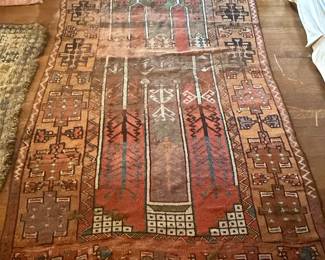 Antique Kurdish Prayer Rug
