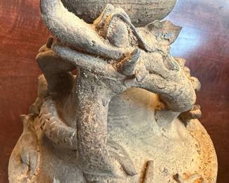 Gargoyle or Grotesque Ceramic Vessel