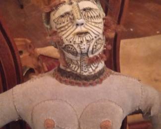 Cloth Doll with Painted Face