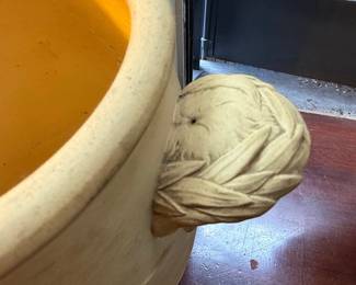 Terracotta Planter with Lion Mask Handles