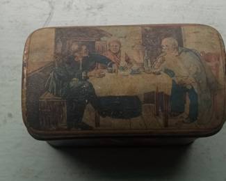Vintage "Mints" Tin with Russian Scenes