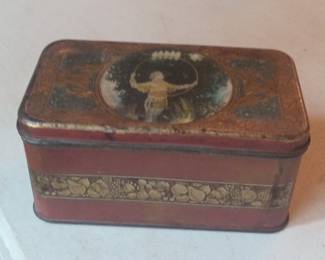 Victorian Era Figural Lithograph Tin Box