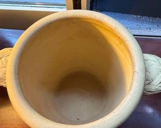 Terracotta Planter with Lion Mask Handles