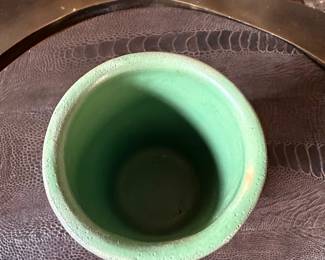 Antique Weller Pottery "Neoclassical Acanthus" Umbrella Stand