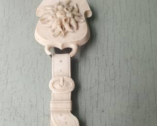 Vintage Edelweiss Motif Belt Buckle Clip