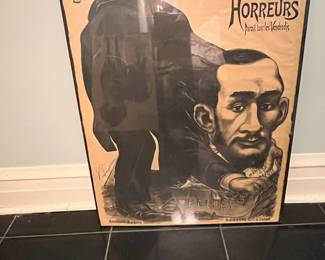 Musée des Horreurs Poster by V. Lenepveu - N°38 La crainte des tomates