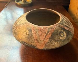 Acoma Pueblo Polychrome Pottery Bowl