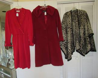 Master Bedroom Closet with St John knits and other vintage brands