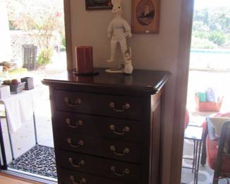 Tall slim dresser