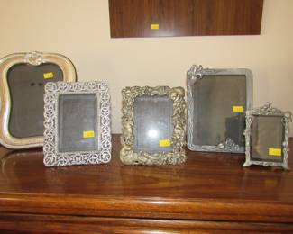 Silver pewter frames
