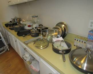 A selection of pots and pans!