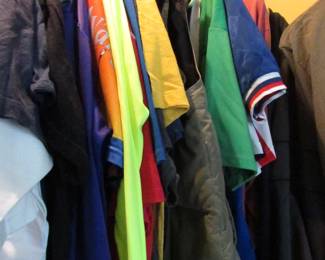 Soccer and cycling jerseys plus