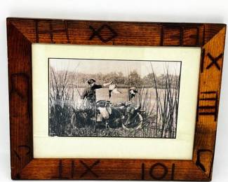 Vintage Motorcydcle Duck Hunting Photo