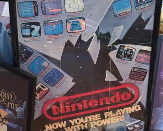 Original NES poster from my childhood framed  $100