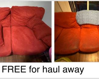 Free couch & loveseat you haul it away 