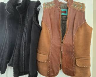 Corral brand high quality leather vest and suede vest