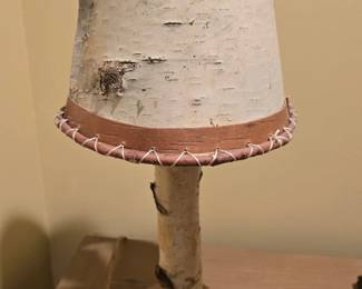 Adirondack lamp handmade