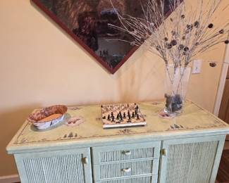 Adirondack themed occasional table