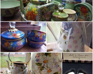 MacKenzie Childs new old stock discontinued patterns