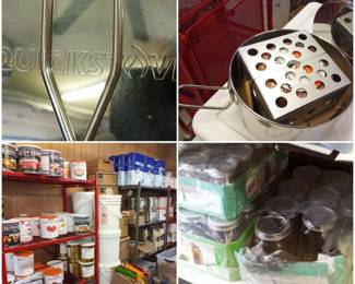 New Stainless Quick Stove, Freeze Dried Food, Canning Jars