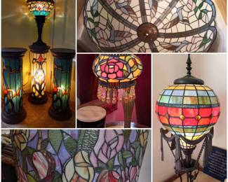 Just a few of the Stained Glass lamps and shades. We have several more