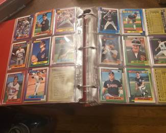 Book of baseball cards