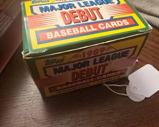 Debut baseball cards